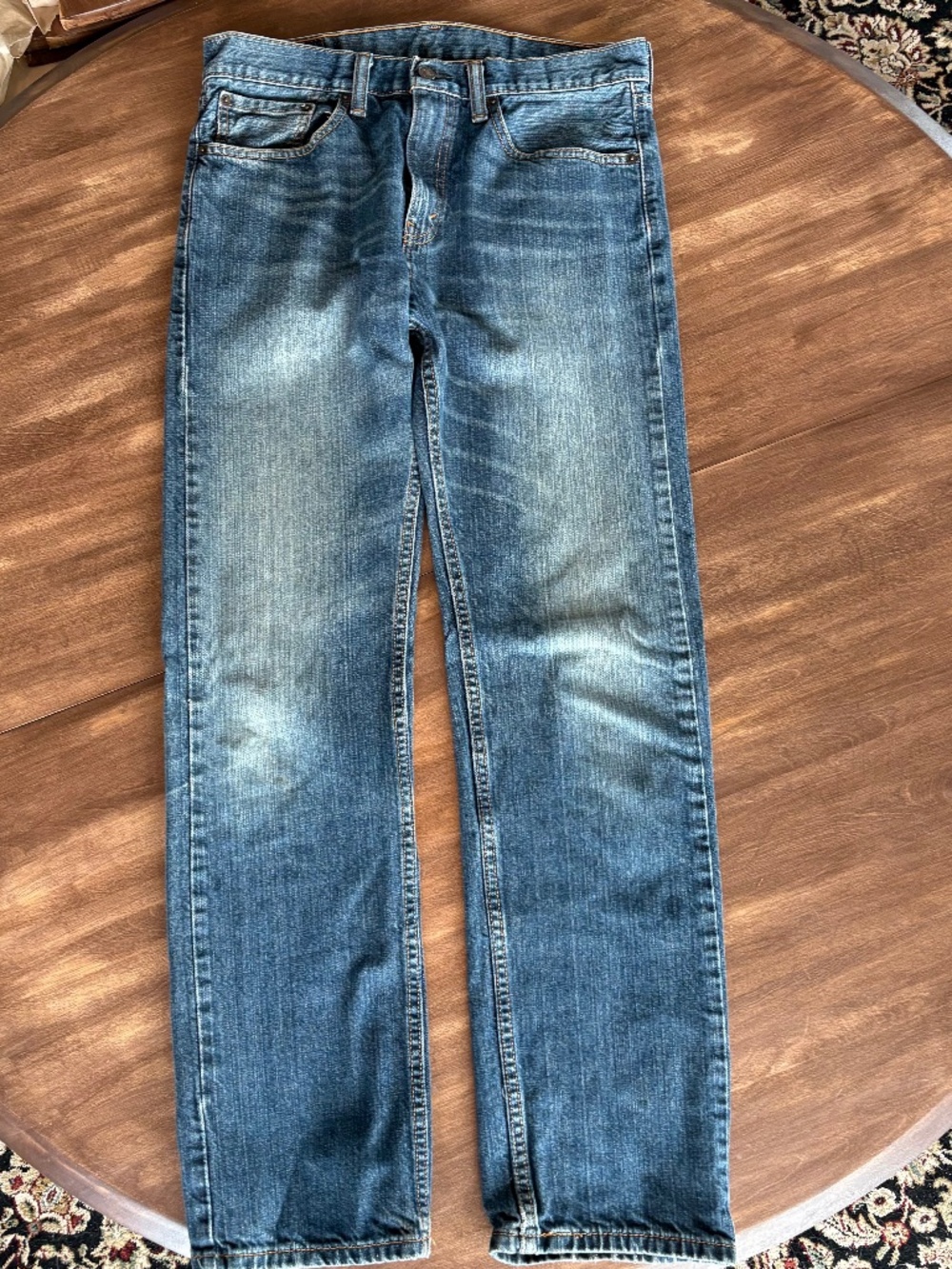 Levi Strauss & Co 505 Mens Jeans Regular Fit Blue Denim Size 31x342